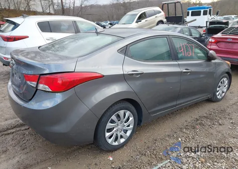 2012 Hyundai Elantra Gls z USA, uszkodzony, nr VIN 5NPDH4AE9CH141927